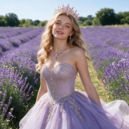 Kamirola Tiaras and Crowns for Women,Tiaras Earrings Necklace, Crystal Bridal Jewelry Set, Costume Jewelry for Women Party Halloween Prom Pageant - color: GOLD PURPLE
