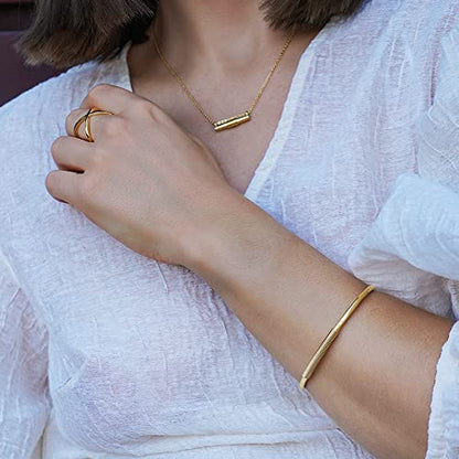 14K Gold Criss Cross Ring for Women, Rose Gold Plated X Ring, Dainty Non-Tarnish Infinity Silver Ring, Cute Daily Fashion Jewelry, Size 6,7,8,9,10