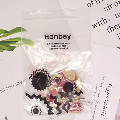 Honbay 40PCS Enamel Alloy Charms Pendant Dainty Cute Love Heart Shaped Pendants Valentine's Day Pendant Bead Charms for Keychains Earrings Bracelets Necklaces Jewelry Making and DIY Crafts - color: Red