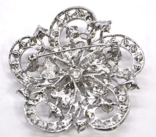 Belagio Enterprises 2 1/2-Inch Rhinestone Brooch | BW-171-182 - size: 2-1/2-Inch, style: BW-146