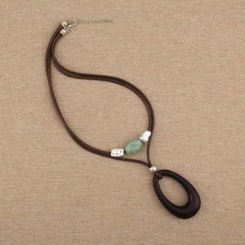 Chunky Pendant Necklace for Women Vintage Boho Necklaces Choker Layered Statement Necklaces Bohemian Jewlery Gifts - style: Large Pendant Necklace Women