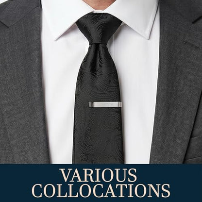HAWSON Father of the Bride and Groom Tie Clip Best Man Skinny Stainless Steel Marriage Tie Bar Wedding Gift for Man - style: 2''-GROOM
