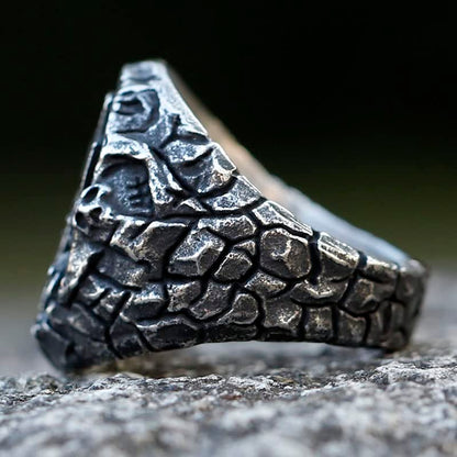 2023 Skull Ring Cool Evil Death Punk Rock Stainless Steel Rings Aly Style Jewelry - style: R1040