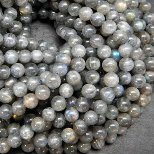 Zenkeeper About 180 Pcs Labradorite Beads for Jewelry Making 4 MM Labradorite Gemstones Loose Stone Beads - color: Labradorite, size: 4MM, about 180pcs
