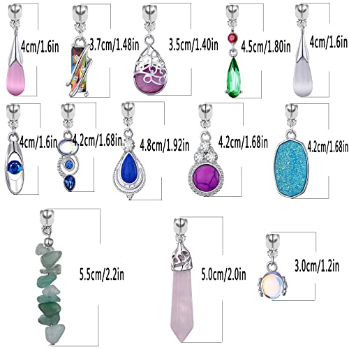 15 Pairs Wholesale Clip on Earrings for Women Trendy,Lightweight Clipon Earrings for Women in Silver Tone - style: Style C