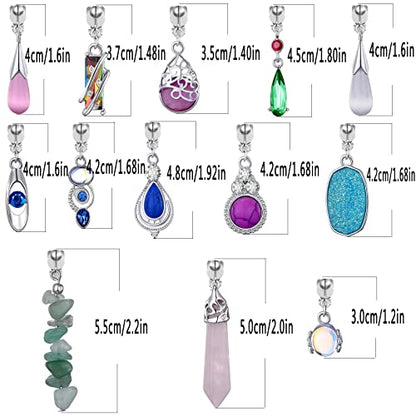 15 Pairs Wholesale Clip on Earrings for Women Trendy,Lightweight Clipon Earrings for Women in Silver Tone - style: Style C