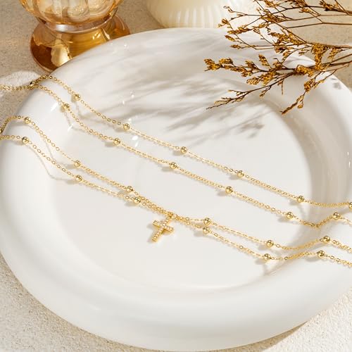CHESKY Waist Beads for Women, Dainty 14k Gold Plated Waist Chain Beach Accessories Cute Belly Chain Body Chain Gold Chain Belts for Women Summer Beach Jewelry for Womens Gifts Rave Outfits for Womens - style: CZ waist beads