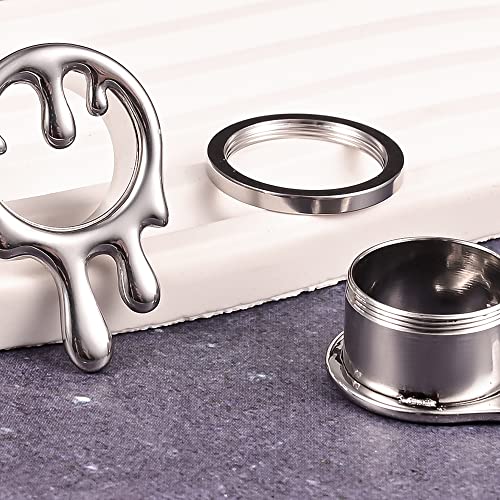 DOEARKO 2PCS Ear Gauges Cool Bat Saddle Ear Plugs Tunnels 316 Stainless Steel Hypoallergenic Earrings Gauges for Ears Expander Body Piercing Jewelry - color: #298 Silver, size: 3/8"