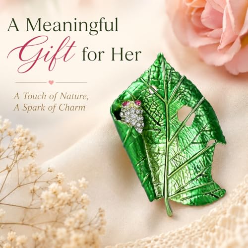 Flower Brooch for Women Rhinestone Pearl Zirconia Flower Lapel Pin Birthday Holiday Gift for Mother Wife Girlfriend - color: 12 leaf
