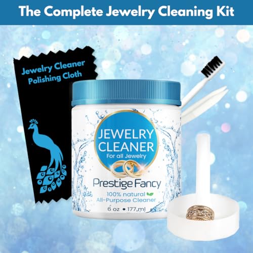 Jewelry Cleaner Kit for Gold, Silver, Diamonds & Precious Stones - style: Jewelry cleaner Kit