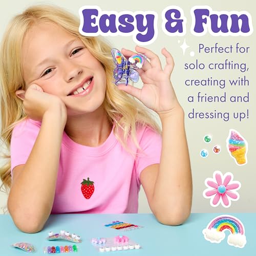 Creativity for Kids Chic Boutique Hair Clips: Create 6 DIY Hair Clips, Crafts and Birthday Gifts for Girls, Girls Toys for and Summer Activities for Kids (Ages 6+)