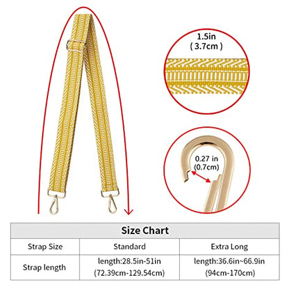 Wide Shoulder Strap Adjustable Replacement Belt Crossbody Canvas Bag Handbag - color: Wide: 1.4"(3.5cm)color2, size: Wide: 1.4"(3.5cm)