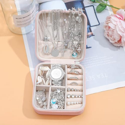 NEWITIN 88 Pieces Gold Jewelry Set for Women Fashion Bohemian Jewelry | Gold Plated Costume Jewelry, Turquoise Jewelry, Necklaces Bracelets Rings Earrings Set for Women Party Daily, Women Gifts - color: Silver
