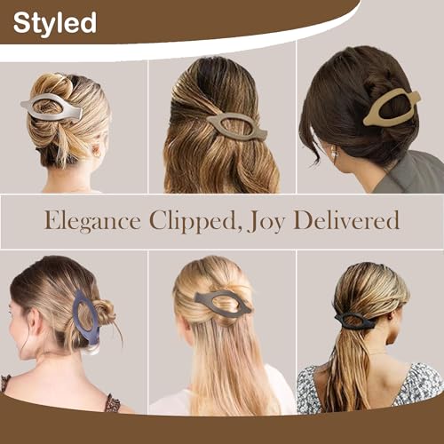 Extra Large Hair Claw Clips for Thick Hair, Big Non-Slip Claw Clips for Women, 6 Pack 4.7" Jelly & Matte Hair Clips for Long Hair (Duckbill-A 6pcs 4.7") - color: Duckbill-A 6pcs 4.7"