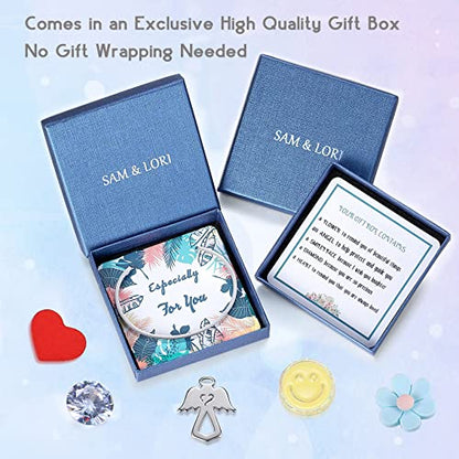 SAM & LORI Personal Bracelets for Teens/Women-Inspirational Jewelry Gifts (Various Designs) for Daughter/Sister/Mom/Friends-Adjustable Bracelet in a Pretty Gift Box - style: 2-Daughter Dad-To my daughter,...Dad