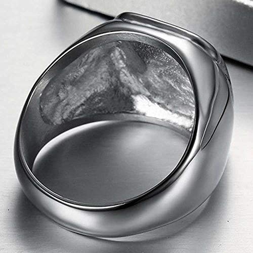 Jude Jewelers Stainless Steel Two Tone Signet Style Masonic Freemason Ring - color: Silver