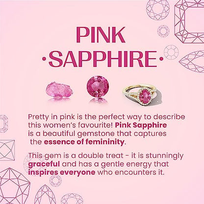 Angara Natural Pink Sapphire Pendant for Women | Classic Trio Round Pink Sapphire Necklace in 14K Solid Gold/Platinum With 18" Chain | Birthday, Anniversary, Gemstone Jewelry Gift