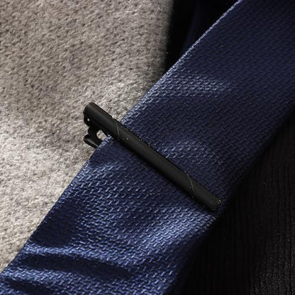 Tie Clip for Men Silver Black Gold Tone Tie Bar for Regular Ties Classic Tie Clasps Wedding Business Clip