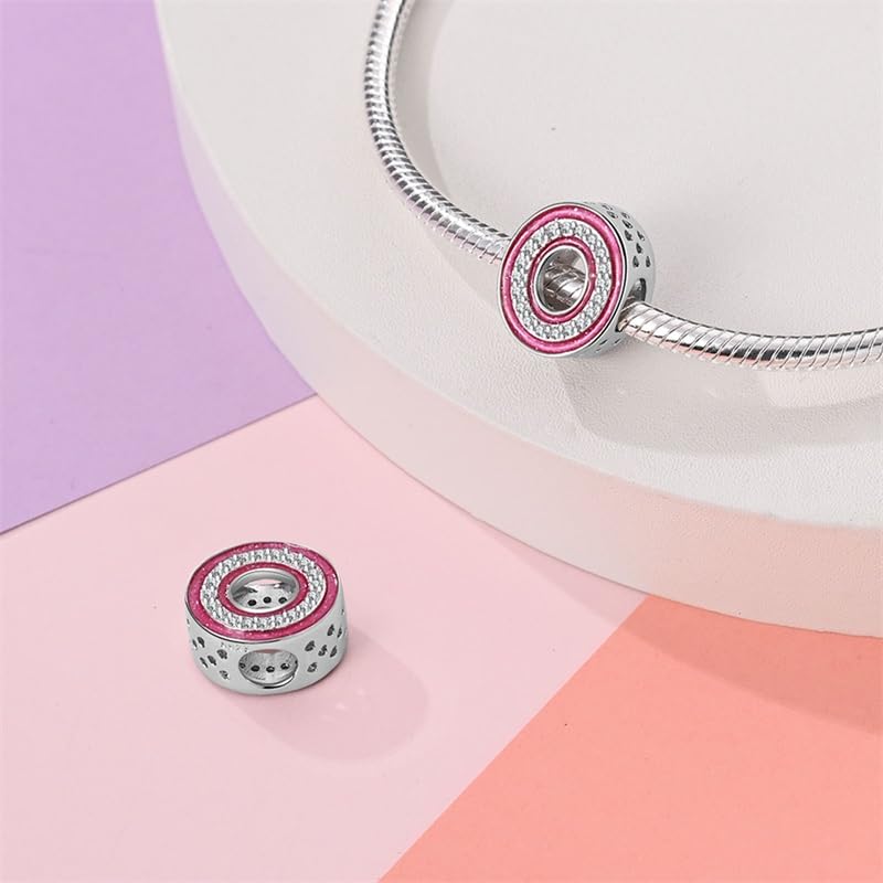 925 Sterling Silver Letter Charms Fits Pandora Bracelets Alphabet AZ Bead Charm for Bracelets Necklace with 5A Cubic Zirconia for Women Birthday Ceremony DIY Jewelry Gift - style: O