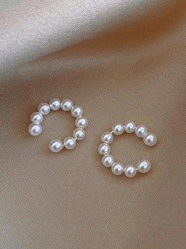 Ear Cuffs for Women – Clip On Cartilage Hoop Earrings – Huggie Hoop Earrings Jewelry Gifts - color: G