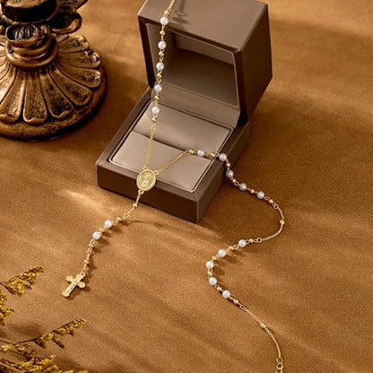 CHESKY Long Necklace for Women, 14k Gold Plated/Streling Silver Lariat Y Necklaces - style: y necklace 14
