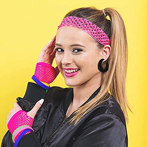 Acrylic Resin Earrings 70s 80s Colorful Hoop Earrings C Shape Trendy Chunky Cute Candy Earrings Jewelry for Women - color: Black