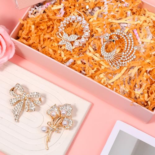 4pcs Brooches and Pins for Women, Flower Brooch, Crystal Pearl Brooch, for Women Fashion Accessories - style: Peacock