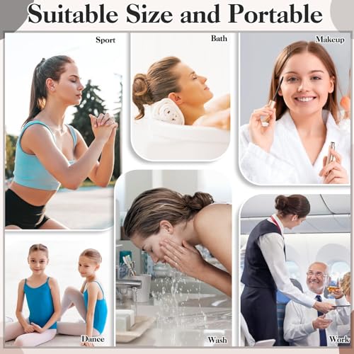 735 Pcs Black Hair Ties and Bobby Pins Set, Clear Elastic Bands, No Damage Hair Accessories for Thick Hair, Women and Girls