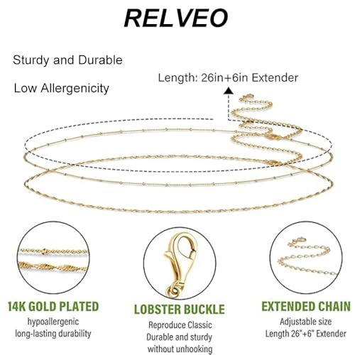 2PCS Gold Silver Waist Chain Adjustable Layered Belly Chain Body Chain Jewelry for Women Sexy Bikini Beach Boho Pearl Beaded Cuban Satellite Waist Chains - style: 2PCS-GD-Twisted rope+Satellite chain