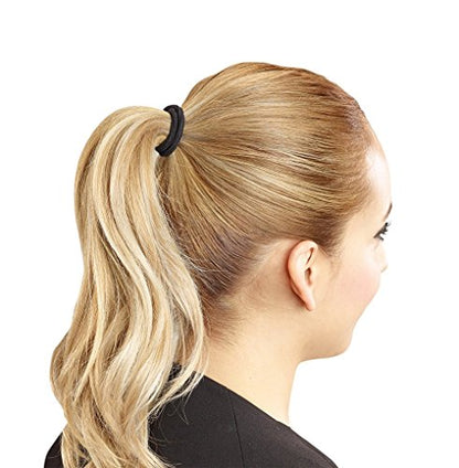 REVLON Extra Thick Black Hair Elastics, (Pack of 30) - color: Black, size: 1 Count (Pack of 30)