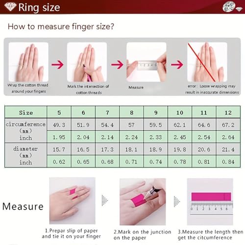 White Gold Plated Blue Cubic Zirconia Engagement Rings Wedding Bridal Band Promise Rings Evening Parties Anniversary Valentine's Day Gifts Eternity Bands for Women - size: 8