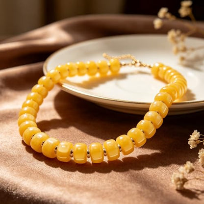AOZEL Chunky Resin Beaded Necklace for Women Colorful Bead | Summer Beach, Waterproof, Fade Resistant, Adjustable Length, Boho Statement, for Daily Wear & Gifting - color: Navy Blue