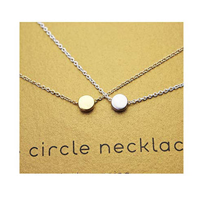 Baydurcan Friendship Anchor Compass Necklace Good Luck Elephant Pendant Chain Necklace with Message Card Gift Card - style: Dot