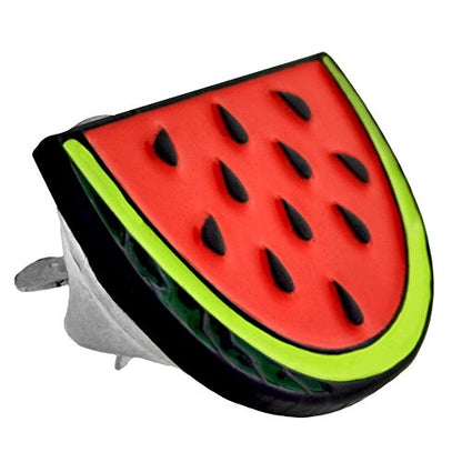PinMart's Fruit Food School Teacher Enamel Lapel Pin - color: Fruit Set Gold and Black Dye Plated, size: 4pc Gift Set