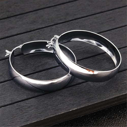 Large Hoop Earrings Lightweight and Comfortable Ear Rings Adornment for Fashion Forward Women and Various Occasions Fashion Statement Jewelry - size: 30mm