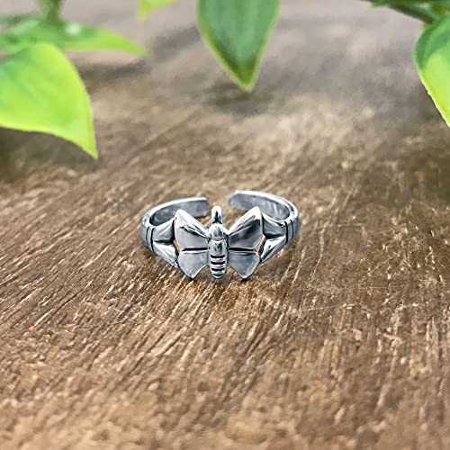 Gem Avenue 925 Sterling Silver Toe Rings Collections – Beach, Celtic, Heart, Dolphin, Flower & More Designs for Women – Elegant Adjustable Summer Jewelry - style: Style 2