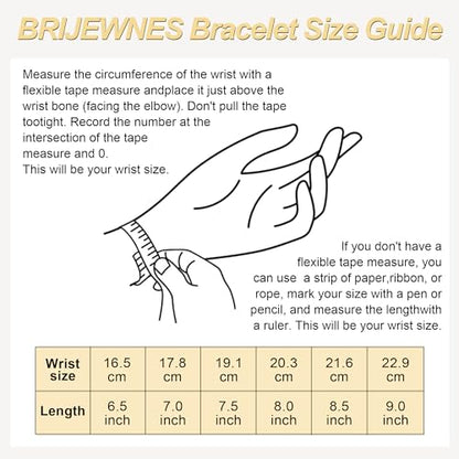 BRIJEWNES 4/5MM Sterling Silver FIGARO Chain Bracelet 925 Silver Link Chain Bracelet for Men