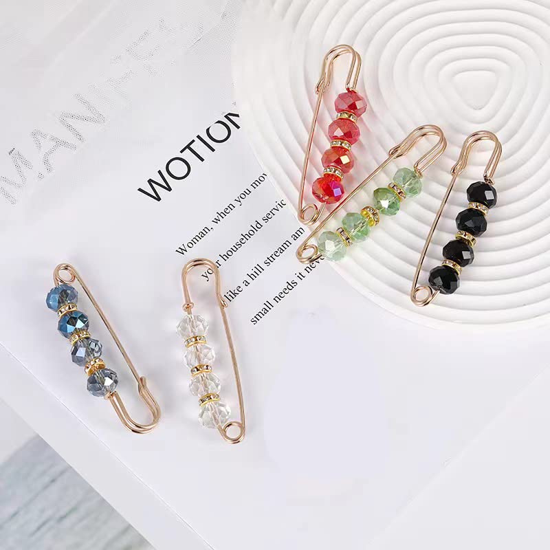 Fashion Pearl Brooch, Sweater Shawl Pearl Pin, Elegant and Fashionable | Enhance your Temperament, Suitable for a Variety of Occasions to Wear - color: Colorful