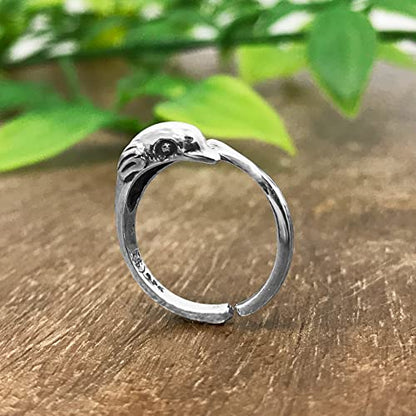 Gem Avenue 925 Sterling Silver Toe Rings Collections – Beach, Celtic, Heart, Dolphin, Flower & More Designs for Women – Elegant Adjustable Summer Jewelry - style: Style 6