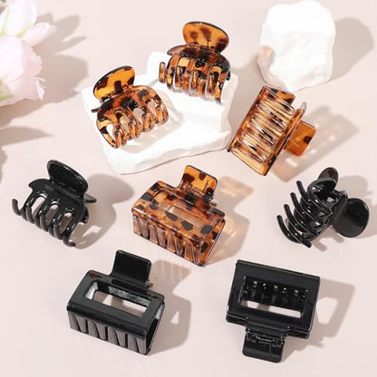 8 PCS Small Hair Clips for Women 2 Inch Claw Clips for Thin Hair