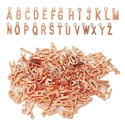 Alphabet Letter Charms - color: Rose gold