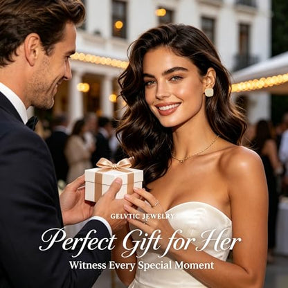 18K Gold Plated Chunky Square & Round Cubic Zirconia Stud Earrings for Women, Hypoallergenic 925 Silver Post Simulated Diamond Wedding Prom Party Bridesmaid Daily Fine Jewelry Gift for Mom Wife Friend - color: EA355-Square-Gold