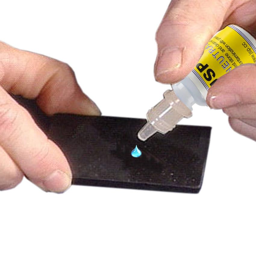 2 Piece Gold Silver Test Solution Neutralizer 1/2 oz Bottle Testing Solution Stone Cleaner