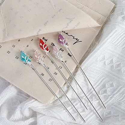 Leadigol Hair Stick Jewelry Headwear Hair Fork Classic Hanfu Accessories Metal Vintage Hair Chopsticks