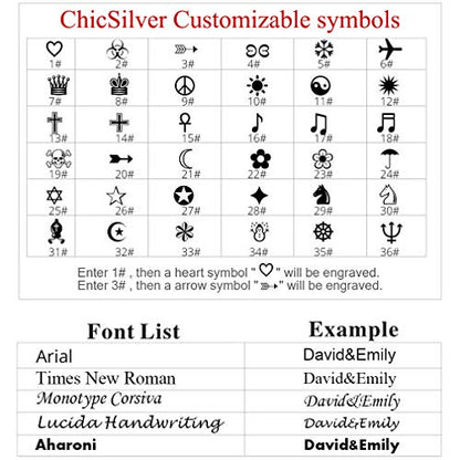 ChicSilver 2/3/5mm 925 Sterling Silver Ring Customizable Plain Dome High Polished Wedding Band Comfort Fit Size 4-12 - color: 3MM Silver-Engraving