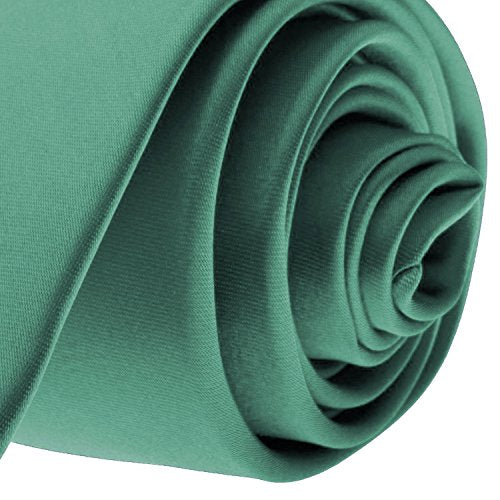 K. Alexander Skinny Ties - Multiple Solid Colors - Classic 2" width - color: Aqua Green