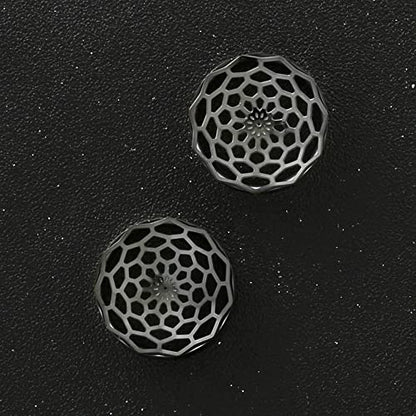 1 Pair New Classic gauges Ear Plugs Tunnels Hypoallergenic 316 Stainless Steel Ear Gauges 8mm-25mm (0G-1") Body Piercing Jewelry - color: Black-1277, size: 9/16" (14mm)