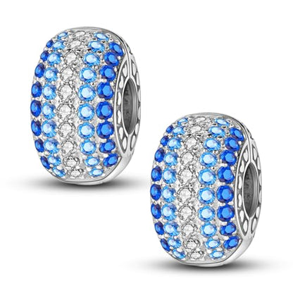 Pandach 925 sterling silver Clip Spacer Charm for Bracelet Clip Lock Stopper Bead Spacer European Openable Beads 2Pcs - style: 2-KJC1140