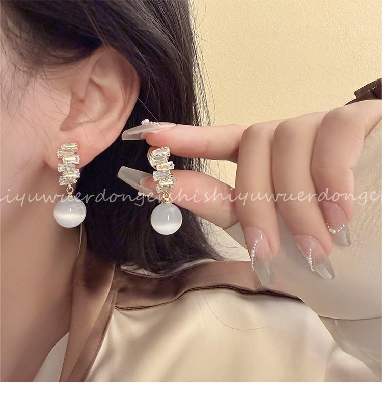 Retro Pearl Stud Drop Earrings Elegant Faux Pearl Stud Earrings For Women Exquisite Wedding Engagement Jewelry Gifts - style: Style 13