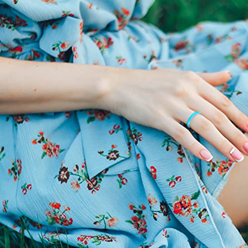Hicarer 25 pcs Resin Acrylic Plastic Knuckle Rings for Women Colorful Chunky Trendy Stackable Jewelry Open Adjustable Band Rings Retro Aesthetic Gift for Girls Anniversaries Birthdays Graduations